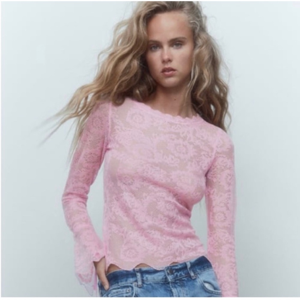 ZARA Lace Sweater